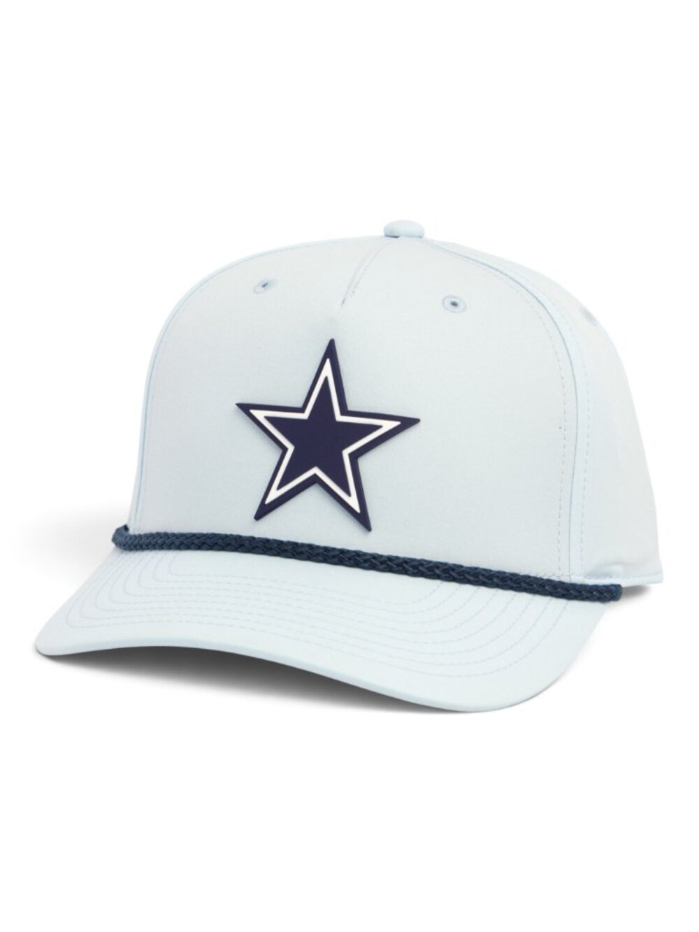 Dallas Cowboys 3D Five Panel Classic Rope Hat- Soft Blue/ Navy